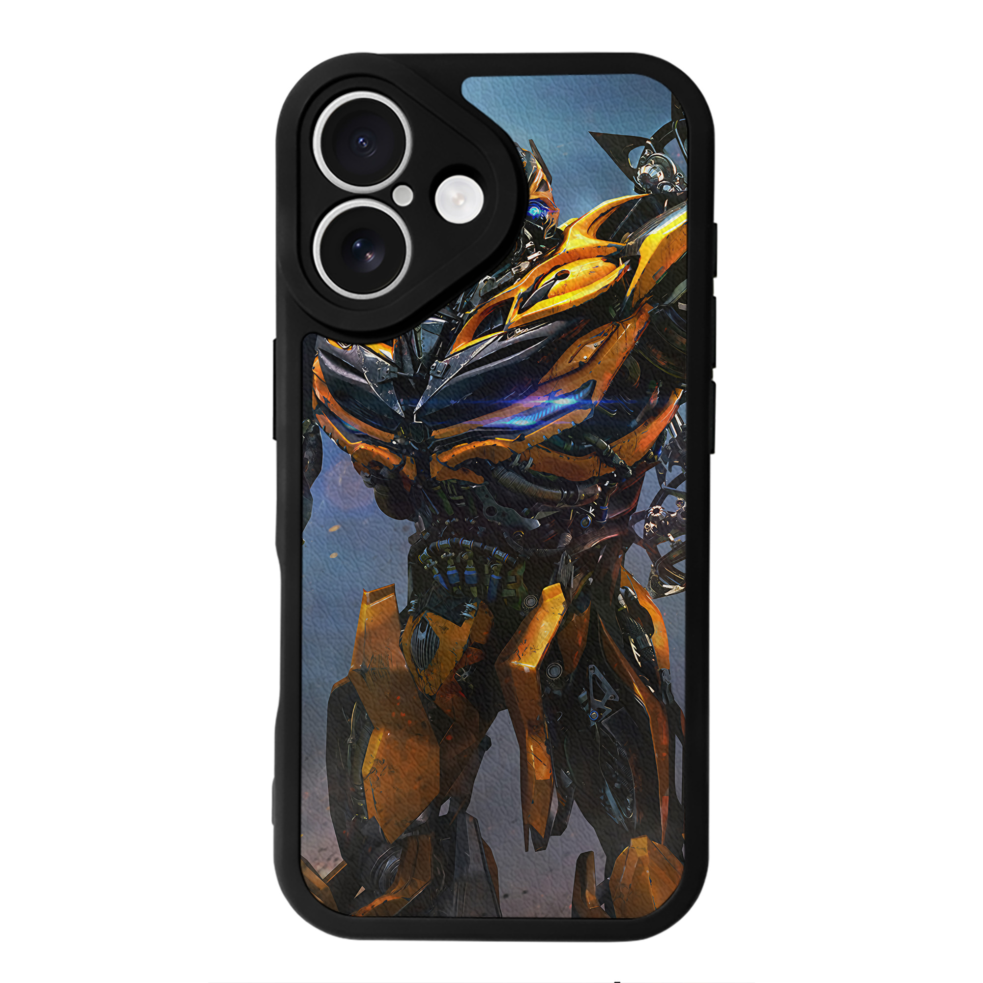 （画像用） Transformers トランスフォーマー 【iPhone 16シリーズ対応】シリコンスマホケース（レザー調） 材質：シリコン